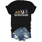 Off to Cause A Kerfuffle Shirt Funny Animal Scooter T-Shirt | Soft cotton graphic T-shirt with a playful animal scooter design for quirky humor fans, casual outings, and fun gifts.