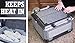 Flip Box Large Iceless Cooler/Insulation Box (Grey) - Collapsible, Light Weight, Food Safe - Perfect for Picnics, Groceries, Tailgating, Camping (Grey)
