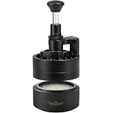zeroHero WDT Tool 58mm,Espresso Needle Distributor for Even Extraction | Adjustable Depth Needle Distributor,Built-In Cleaning Brush,Open-Frame for Clear View,Magnetic Stand for Portafilters