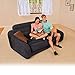 Intex Inflatable Corner Couch Sectional + Queen Size Pull-Out Futon Sofa Bed