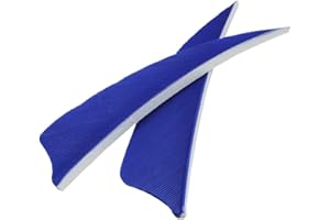 Letszhu Archery Arrows Feather Fletching 4 Inch Real Turkey Vanes for Hunting Target Shooting (25 Pack)