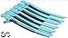 SENREAL 12pcs Professional Hairdressing Salon Hair Styling Duck Mouth Hair Clips Duck Bill Clips Single Prong Barrette Blue (12pcs duck mouth clips)