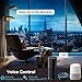MoKo WiFi Smart Plug, Mini WiFi Outlet Mini Socket Compatible with Alexa Echo, Google Home, SmartThings, APP Remote Control Timer Plug, 10A Only Supports 2.4GHz Network No Hub Required, White
