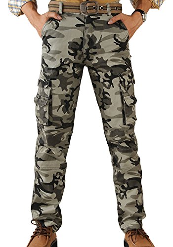 Panegy men s camouflage army combat wild tactical work wear cargo…