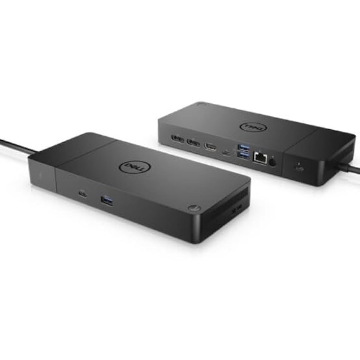 Photo 1 of Dell Thunderbolt Dock WD19TBS (with 130W Power Delivery) No 3.5mm Ports. USB-C, Thunderbolt 3, HDMI, Dual DisplayPort, Black (Renewed)