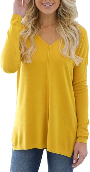 amazon women's yellow tops