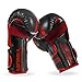 Sanabul Core Boxing Gloves (Black/Red, 16 oz)