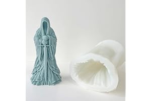 EVERELAM 3D Sword Man Mold Sword Candle Mold Sword Mold Animal Mold Sword Body 3D Candle Mold Silicone Mold for Resin Cake Mold Clay Candle Making Molds Craft Supplies Jewelry Resin Casting Mold