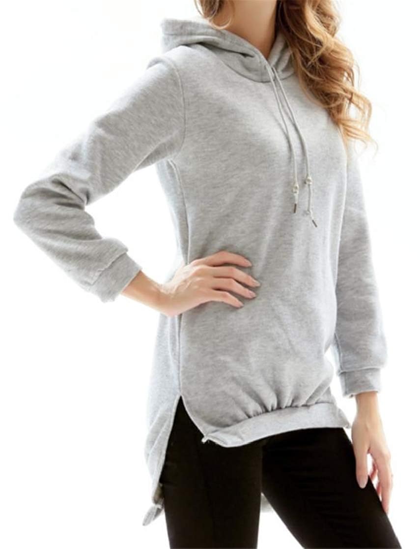 Color Solid MidLong Fashion Pullover Womens Wenko Joe
