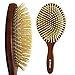 Professional Natural Wooden Bristle Detangling Hair Brush Large by Rolencos