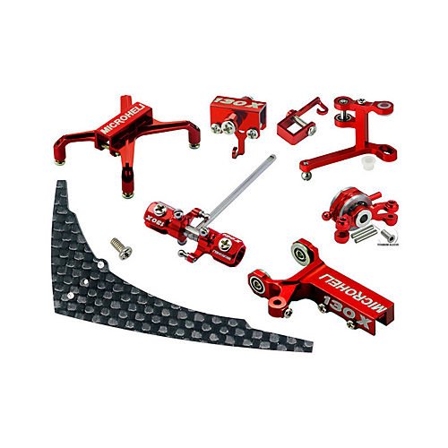 CNC Tail Performance Package, Red: Blade 130 X