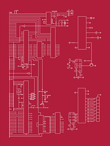 Nintendo Computer Schematic, 30" x 40" Gallery Wrapped Canvas