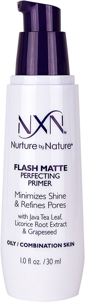 NxN Flash Matte Pore Refining Primer Transforms Skin Into Perfect Canvas Natural Formula for Oily/Combination Skin, 1 Fl Oz