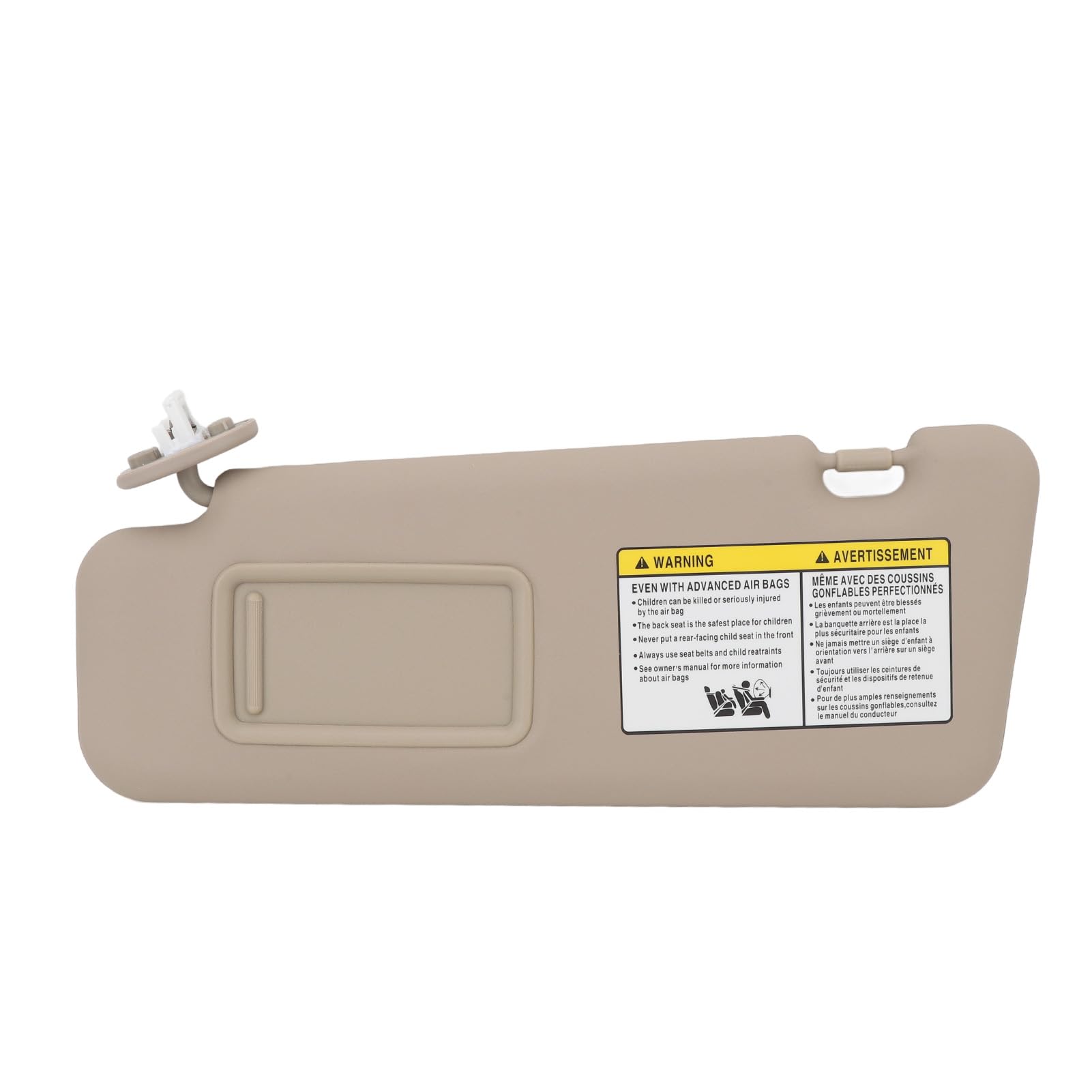 Photo 1 of Car Sun Visor Replacement for 2008?2013, Left Driver Side Sun Visor with Makeup Mirror, Beige Blocking Interior Sunshade Sunvisor for