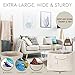 XXL Extra Large Cotton Rope Basket Includes Laundry Bag | Wide Storage Organizer for Living Room, Blankets, Sofa Throws, Nursery, Baby Kids Toys, Playroom: 20