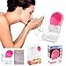Facial Cleansing Brush, Massager and Exfoliator - Electric Water Proof Sonic Lily Facial Cleanser - Acne and Blackhead Removal