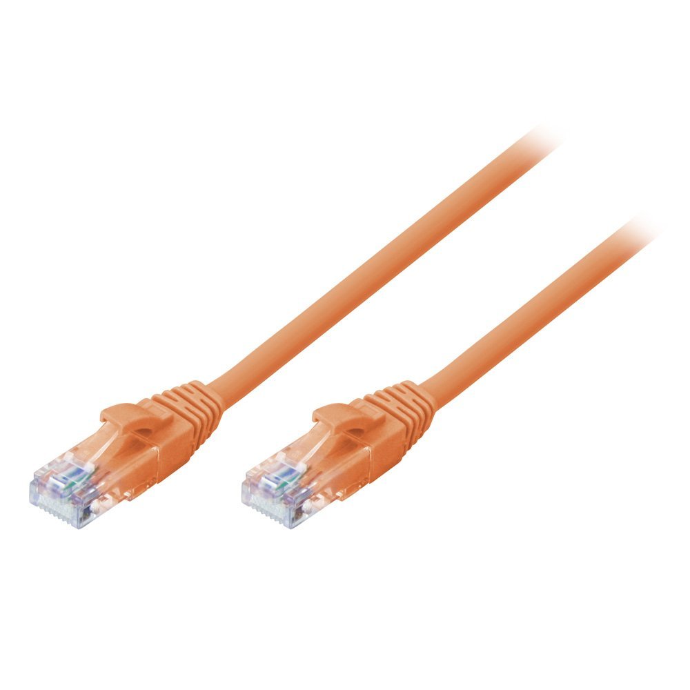 LINDY 5m Cat.6 U/UTP Ethernet Cable, Orange