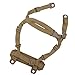 AIRSOFTPEAK Airsoft Helmet Chin Strap for Fast ACH MICH Tactical Helmets, H-Nape Suspension System, 4 Points Chin Strap with Bolts and Screws, Tan