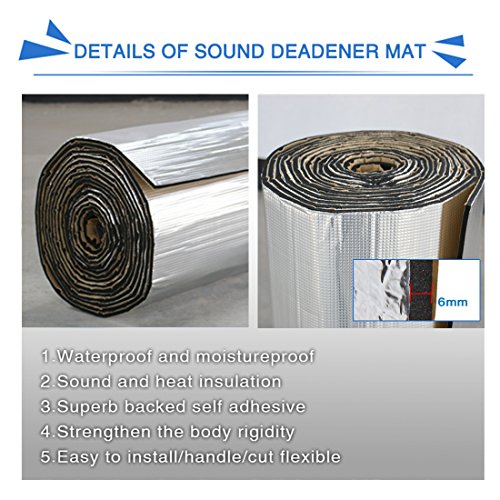 1 uxcell+16+36sqft+Deadener+Insulation+Underlay