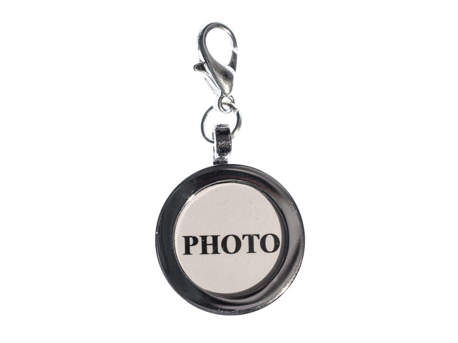 Miniblings Photo Charm Pendant Bracelet Wristlet Image Personalized DIY Silver Plated
