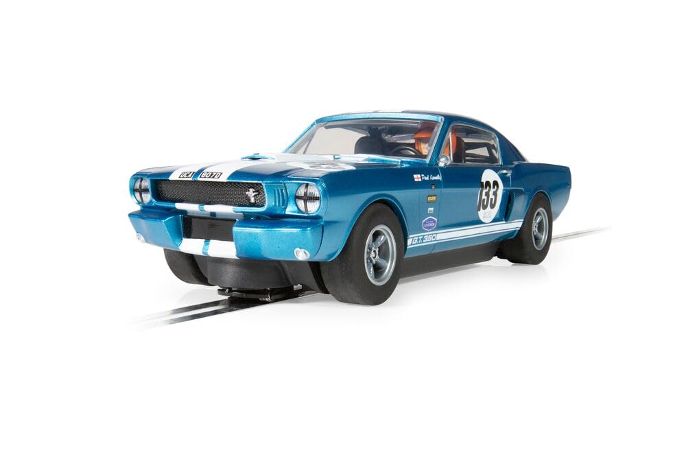 Scalextric Cars - C4517 Shelby Mustang GT350 - Paul Kenelly - Equipe GTS - Toy Slot Car for use with Race Tracks or Set - Small Kids Gift Ideas for Boy/Girl Ages 3+, Scalextric Accessories
