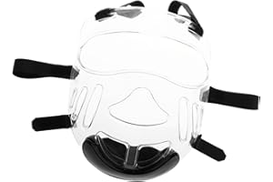 kowaku Taekwondo Face Shield Helmet Cover, Detachable Sports Gear Protector, Protective Mask, Face Guard for Sanda, Taekwondo
