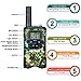 Walkie Talkies for Kids, wesTayin Range Up to 4 Miles Long Range Walkie Talkies 22 Channels with Crystal Sound Walkie Talkies Boy Toy for Kids Toddlers Adults, 2 Pack (Green Camo)