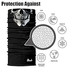 Obacle Skull Face Mask Half for Dust Wind UV Sun