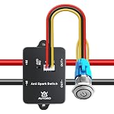AS100 Anti Spark Power Switch 100A 84V DC for ESC FPV Drone eVTOL Robotics | Prevent Arcs Switch for Aircraft AGSE GPU RC Car Truck Ebike -Support 2-20S Lipo No Battery Sparking w. S16 Auto Block Switch