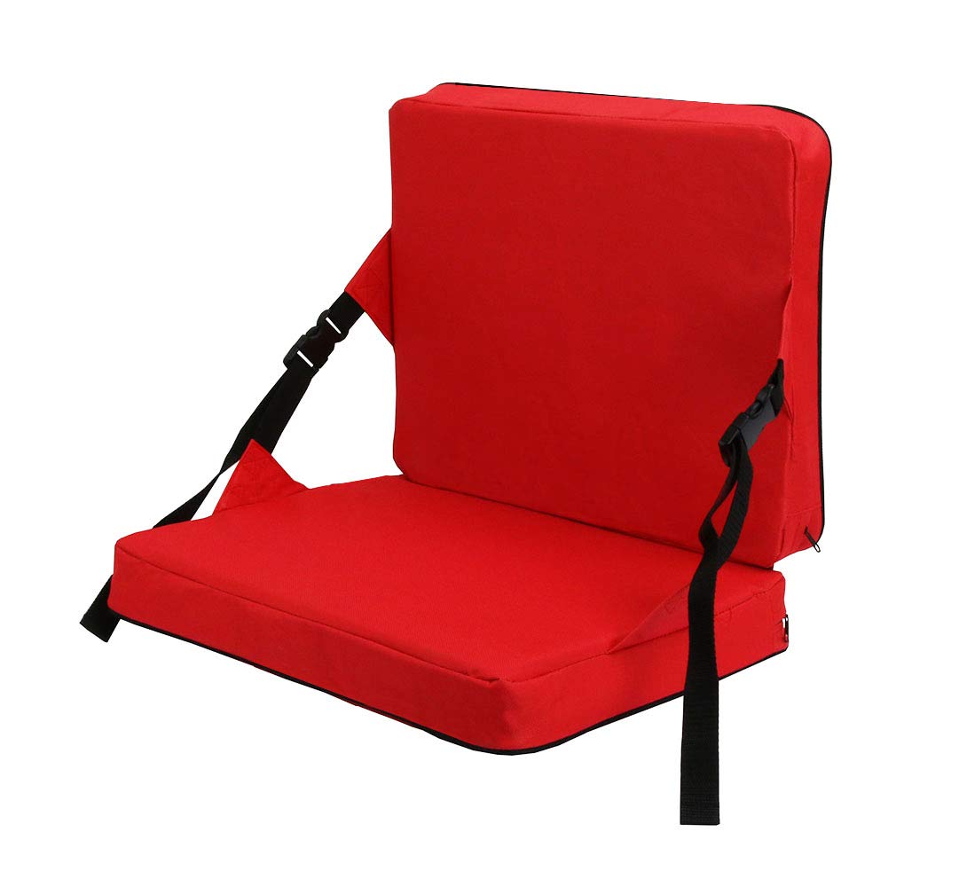 Photo 1 of KIMI HOUSE Indoor & Outdoor Folding Chair Cushion, Foldable Portable Stadium Seat,Chair Cushion for Sports Events, Outing, Travelling?Hiking, Fishing
