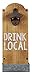 Mud Pie Drink Local Wall Mounted Bottle Opener, Brown