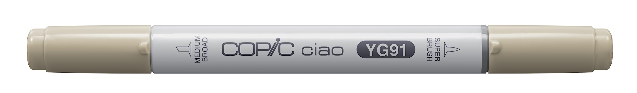 Copic Ciao Coloured Marker Pen - (YG-91) Putty, For Art & Crafts, Colouring, Graphics, Highlighter, Design, Anime, Professional & Beginners, Art Supplies & Colouring Books