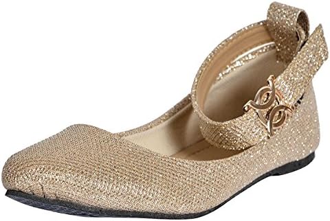 Elle Wings Women's Black Designer Fashionable Lycra Belly Shoes