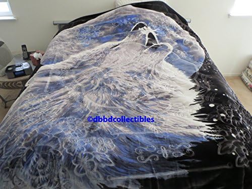 Ultra Plush--New!!!King Howling Wolf and Moon--Heavy Weight 10 lbs