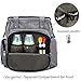 Baby Diaper Bag Backpack for Women Men - Grey Diaper Bag Set for Toddler Girls Boys - Small Diaper Bag Organizer for Kids Newborn or Infant - Travel Nappy Bag for Dad and Mom - Best Polyester Cloth