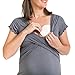 Kindred Bravely Davy Maternity Pajamas & Postpartum Lounge Sets for Women, Short Sleeve Nursing Pajamas
