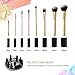 Nordosh Makeup Brush Cleaner Machine - Completely Clean in Seconds & Dry in 360 Rotation With 8 Rubber Tool Holders - Electric Makeup Brush Cleaner Kit Suit all Sizes of Cosmetic brushes