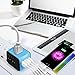 Universal Travel Adapter, All-in-one International Power Adapter with 2.4A Dual USB, Europe Adapter Travel Power Adapter Wall Charger for UK, EU, AU, Asia Covers 150+Countries (Blue)
