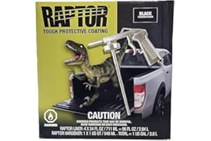 U-Pol Raptor 4L Kit + Undercoating Gun (Black)