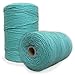 Durable Loom Warp Thread (Turquoise), 8/4 Warp Yarn (800 Yards), Perfect for Weaving: Carpet, Tapestry, Rug, Blanket or Pattern - Warping Thread for Any Loom