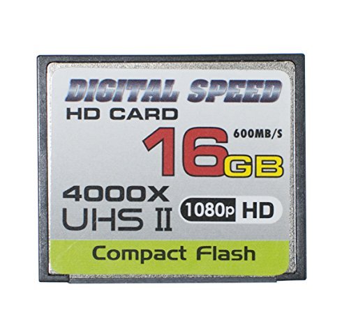 Digital Speed 4000X 16GB Professional High Speed Mach III 600MB/s Error Free (CF)