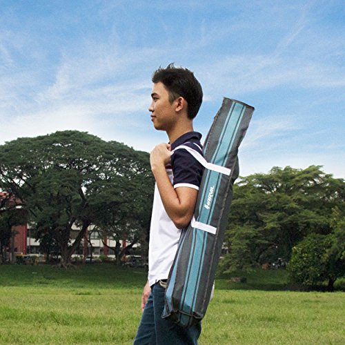 Harvil Portable Premium PVC Framed Cornhole Set with 8 Double-Lined Bean Bags and Carrying Case - Thumbnail 5