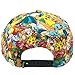BIOWORLD Pokemon All Over Print Sublimated Snapback Cap Hat