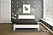 Ameriwood Home Signature Sleep Essential 6 Inch Coil Mattress Made with CertiPUR-US Certified Foam, 6 Inch Full Mattress, Black