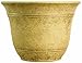 The HC Companies Sierra Round Self-Watering Pot - Lightweight Plastic Planter for Herbs & More - Durable Plant Pots for Indoor Plants & Outdoor Plants (13” Arizona Sand, Pack of 1)