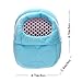 DETOP Hamster Carrier Bag Pet Portable Breathable Outgoing Bag for Small Animals Like Hedgehog,Sugar Glider and Squirrel etc(Small)