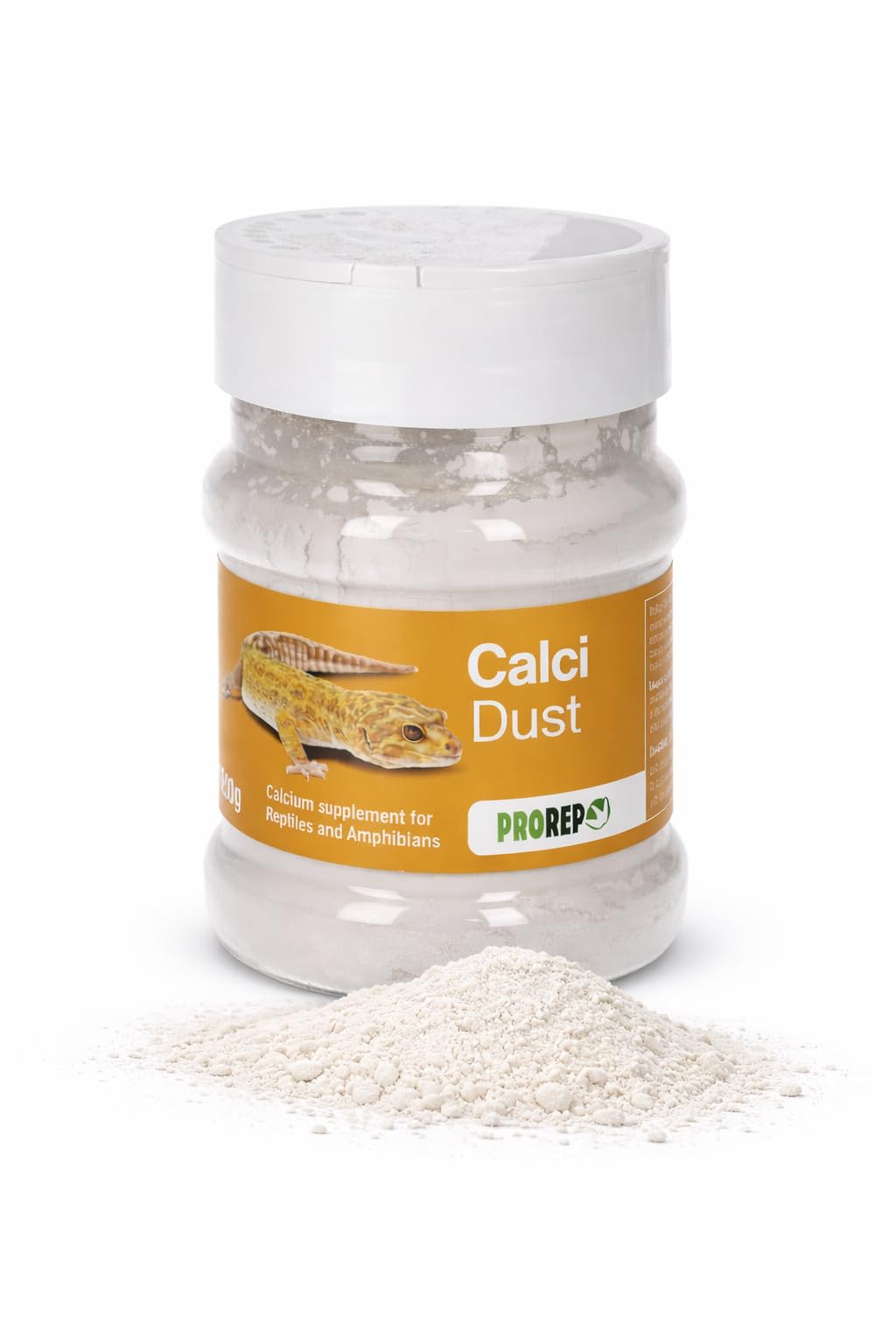 ProRep Calci Dust 200g | Pure Calcium Carbonate Supplement for Reptiles & Amphibians | Ultra-Fine Powder for Live Food & Greens | Supports Bone & Shell Health
