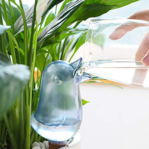 HJuyYuah Plant Waterer Self Plant Watering Devices for Potted Flower Drip Irrigation Blue - Thumbnail 3