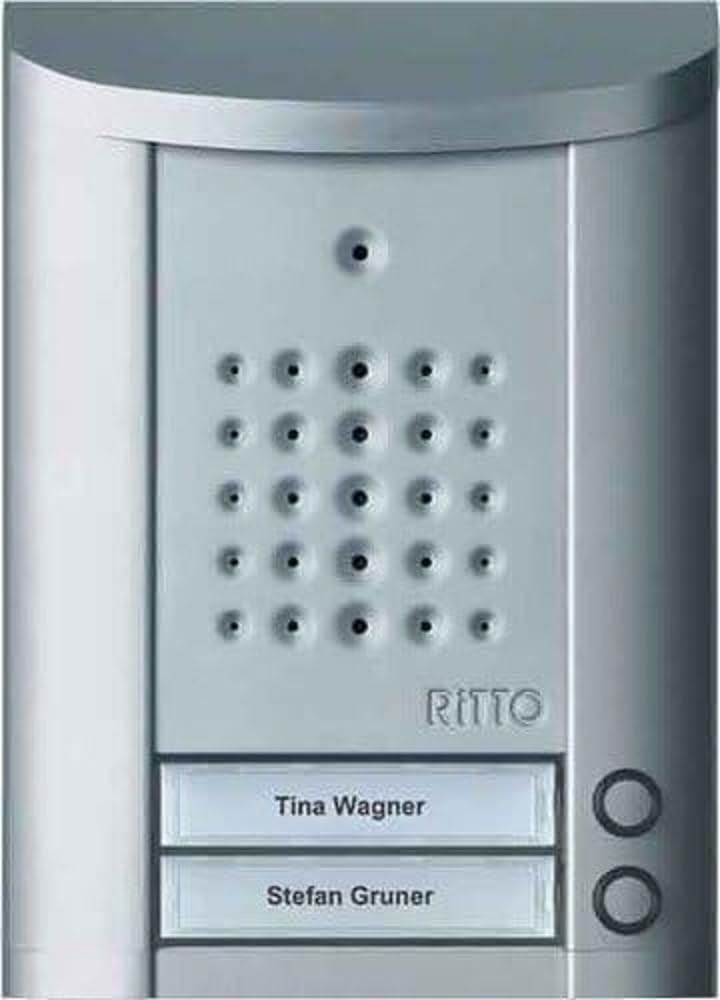 Ritto Entravox 1840220 2WE Door Intercom Silver
