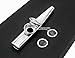 Exquisite Aluminum Alloy Kazoo with A Beautiful Gift Box (A Good Companion for a Guitar, Ukulele) (Silver)